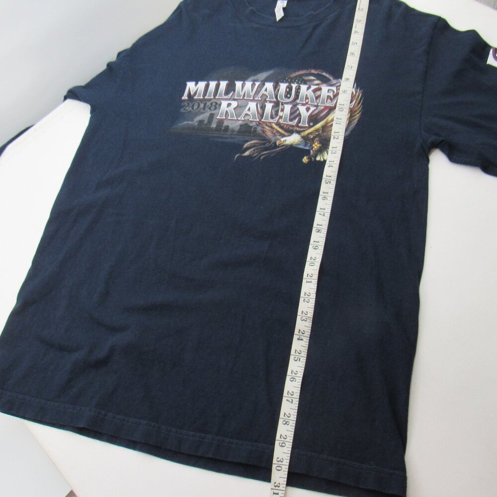 115th Anniversary Milwaukee Rally 2018 Long Sleeve Graphic T-Shirt Size L - Picture 7 of 8